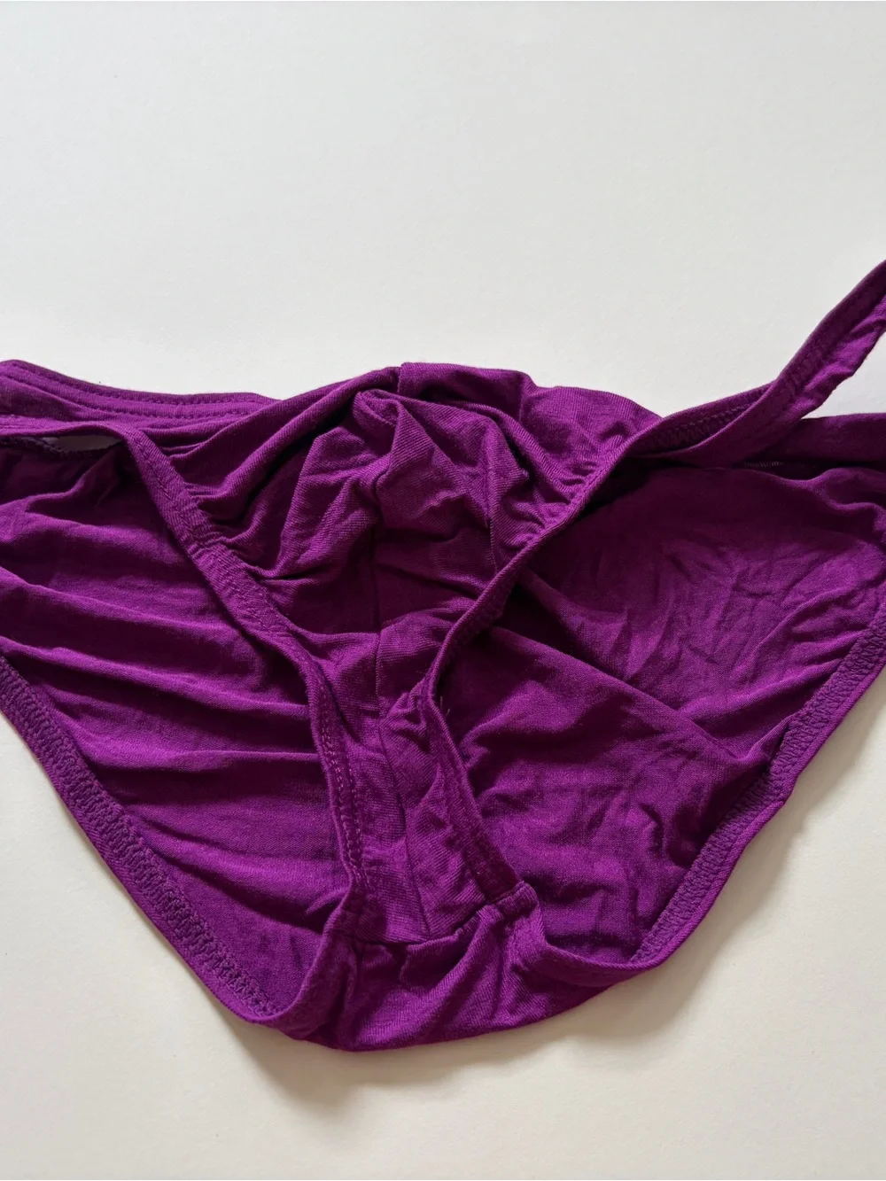 Men’s Stretch Cotton Briefs in Vibrant Purple - Comfortable Everyday Fit